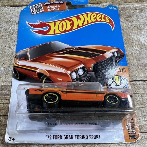 2015 Hot Wheels #122 '70 Ford Grand Torino Sport Orange - Picture 3 of 5